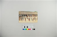 藏品(日治明信片：霧社埔里風光彩色明信片－霧社蕃童公學校戶外教學)的圖片